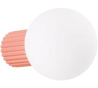 Sollux Lighting Applique murale Halo Aluminium G9 1 ampoule IP44 Pêche
