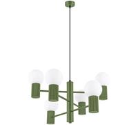 Sollux Lighting Halo lampe suspendue 6x8 W vert SL.1832