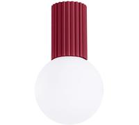 Sollux Lighting Halo plafonnier 1x8 W blanc-bordeaux SL.1748