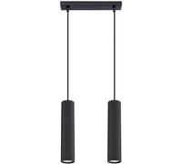Sollux Lighting Karbon lampe suspendue 2x10 W noir SL.1574