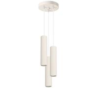 Sollux Lighting Suspension Karbon Aluminium beige 3 x GU10