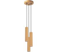 Suspension Aluminium Doré GU10 3 Karbon