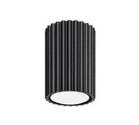 SOLLUX lighting KARBON Moderne Lampe de plafond - Luminaire Polyvalent en Aluminium - GU10, Max 10W LED, IP 20 - Ampoule Non Incluse - 1x Source de lumière - 6,5x6,5x10cm, Noir