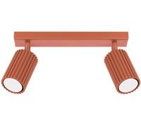 Sollux Lighting Karbon plafonnier 2x10 W rouge SL.1637