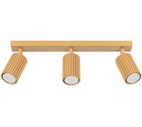 Sollux Lighting Karbon plafonnier 3x10 W doré SL.1562