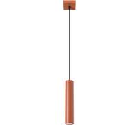 Sollux Lighting Lampe suspendue LAGOS GU10 max10W LED 8x8x118cm Ocre rouge - ampoule non incluse