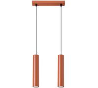 Sollux Lighting Lagos lampe suspendue 2x10 W rouge SL.1490