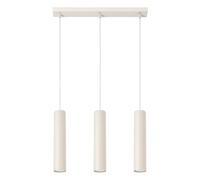 SOLLUX lighting LAGOS Lampe suspendue moderne - Luminaire polyvalent - GU10, max 10W LED, ~230V, 50Hz, IP20 - Ampoule non incluse - 3x Source de lumière - 6x45x98cm, Beige