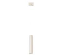 SOLLUX lighting LAGOS Lampe suspendue moderne - Luminaire polyvalent - GU10, max 10W LED, ~230V, 50Hz, IP20 - Ampoule non incluse - 1x Source de lumière - 8x8x118cm, Beige