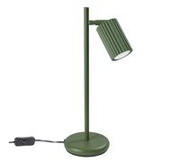 SOLLUX lighting Lampe de Bureau LED - Lampe de Table - en Aluminium - 14,5 x 19,5 x 43 cm - Karbon Vert Olive