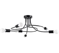 Sollux Lighting Levar plafonnier 6x15 W noir SL.1456
