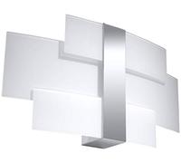 Sollux lighting Lighting Celia SL.0350 Applique murale en acier inoxydable Blanc