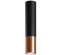 Sollux Lighting Loopez plafonnier 1x40 W noir-cuivre SL.0945