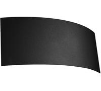 SOLLUX lighting Magnus Applique Murale Décorative Design Moderne Minimaliste pour Salon Chambre Alimenté par Ampoules G9 Remplaçables 2 x 40 W en Acier Noir 34x8x14cm