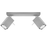 Sollux Lighting Merida plafonnier 2x40 W gris SL.0456