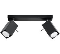 Sollux Lighting Merida plafonnier 2x40 W noir SL.0100