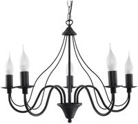 Sollux Lighting Minerwa lampe suspendue 5x40 W noir SL.0218