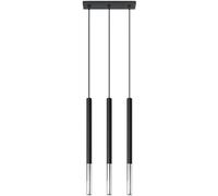 Sollux Lighting Mozaica lampe suspendue 3x40 W noir-chrome SL.0886
