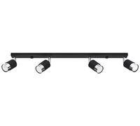 Sollux Lighting Nero plafonnier 4x40 W noir-chrome SL.1067