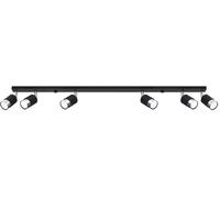 Sollux Lighting Nero plafonnier 6x40 W noir-chrome SL.1068