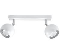 Sollux Lighting Oculare plafonnier 2x40 W blanc SL.0438