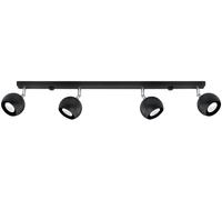 Sollux Lighting Oculare plafonnier 4x40 W noir SL.0447