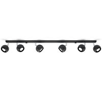 Sollux Lighting Oculare plafonnier 6x40 W noir SL.0448
