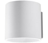 Sollux Lighting Orbis Applique Murale Spot| Design Moderne avec Abat-jour Cylindrique | Fabriqué en Aluminium avec 1 x Ampoule G9 Remplaçable | Blanc, 10 x 12 x 10 cm