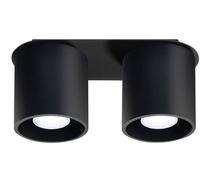 Sollux Lighting Orbis plafonnier 2x40 W noir SL.0054