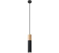 Sollux Lighting Pablo lampe suspendue 1x40 W noir-bois SL.0632