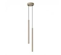 SOLLUX lighting PASTELLO 2 suspensions gris tourterelle