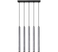 Sollux Lighting Pastelo lampe suspendue 5x8 W noir-gris/cendre SL.1274