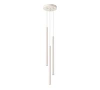 SOLLUX Lighting Suspension PASTELO – 3x G9 (max 8W LED), ampoules non incluses, Beige