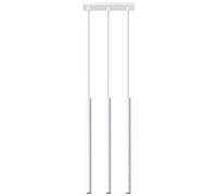 SOLLUX lighting Pastelo Suspension de plafond avec 3 spots - Plafonnier pour salon, salle à manger, lampe de cuisine, acier revêtu par pulvérisation, noir, 30 x 5 x 90 cm