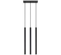 SOLLUX lighting Pastelo Suspension de plafond avec 3 spots - Plafonnier pour salon, salle à manger - Lampe de cuisine - Acier revêtu par poudre - Blanc 30 x 5 x 90 cm