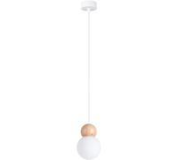 Sollux Lighting Pekka lampe suspendue 1x8 W blanc-bois SL.1390