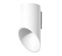 SOLLUX lighting Penne 20 Applique Double Face Applique Minimaliste pour Intérieurs Ampoule G9 Remplaçable 1 x 40 W 1 x 12 W LED en Aluminium Blanc 10 x 12 x 20 cm