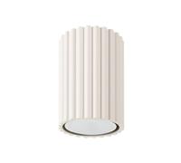 SOLLUX lighting KARBON Moderne Lampe de plafond - Luminaire Polyvalent en Aluminium - GU10, Max 10W LED, IP 20 - Ampoule Non Incluse - 1x Source de lumière - 6,5x6,5x10cm, Beige