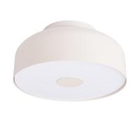 SOLLUX lighting Plafonnier spot acier PVC - 1 flamme - Ampoule LED - Beige Omiq