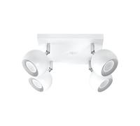 Plafonnier LED moderne LOFT design spot - SOLLUX - OCULARE 4 - 4 ampoules GU10 - Blanc