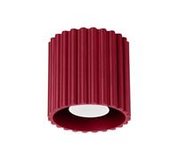 SOLLUX lighting Plafonnier - Spot de plafond en aluminium - 1 flamme - Ampoule LED - Aura Bourgogne
