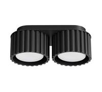 Sollux Lighting Aura plafonnier 2x10 W noir SL.1788