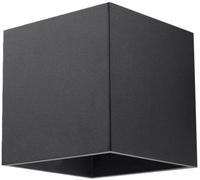 Applique Murale LED Up/Down Moderne - SOLLUX - QUAD - Noir - Aluminium - 40W - Chambre