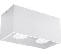 Sollux Lighting Quad Maxi plafonnier 2x40 W blanc SL.0380