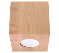 Sollux Lighting Quad plafonnier 1x40 W bois SL.0493