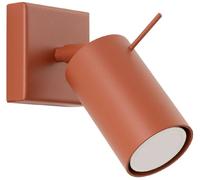 Applique Acier Ocre Rouge GU10 1 Ring