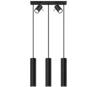 Sollux Lighting Ring lampe suspendue 5x40 W noir SL.1099