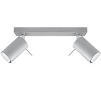 Sollux Lighting Ring plafonnier 2x40 W gris SL.0450