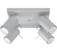 Sollux Lighting Ring plafonnier 4x40 W gris SL.0452