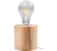 Lampe à poser Bois Bois Naturel E27 1 Salgado